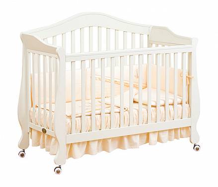Кроватка для новорожденных Belcanto Lux, цвет слоновая кость 